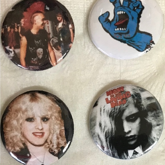 Vintage Punk Rock Pins - Picture 8 of 15